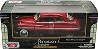 Motormax Premium American - Mercury Coupe Hard Top (1949, 1/24 scale diecast model car, Red) 73225AC/R 