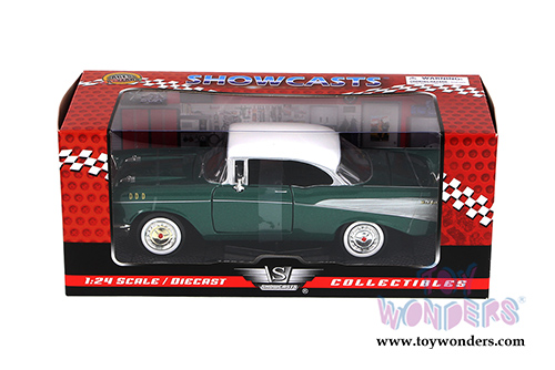 Showcasts Collectibles - Chevy Bel Air Hard Top  (1957, 1/24 scale diecast model car, Green) 73228AC/GN