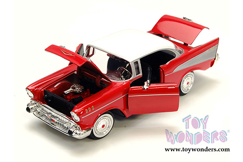 Showcasts Collectibles - Chevy Bel Air Hard Top (1957, 1/24 scale diecast model car, Red) 73228AC/R