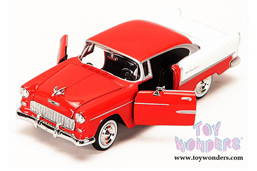 Showcasts Collectibles - Chevy Bel Air Hard Top (1955, 1/24 scale diecast model car, Red) 73229AC/R