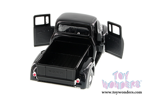 Showcasts Collectibles - Ford F-100 Pick Up Truck (1956, 1/24 scale diecast model car, Black) 73235AC/BK