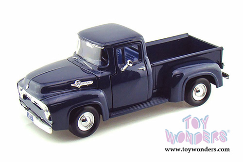 Showcasts Collectibles - Ford F-100 Pick Up Truck (1956, 1/24 scale diecast model car, Blue) 73235AC/BU