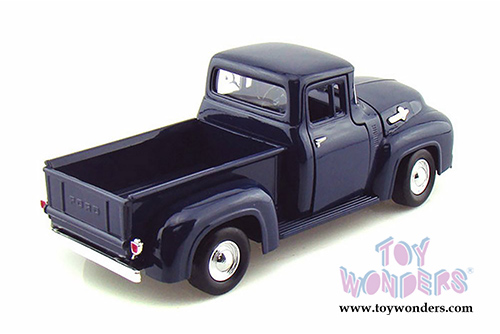 Showcasts Collectibles - Ford F-100 Pick Up Truck (1956, 1/24 scale diecast model car, Blue) 73235AC/BU