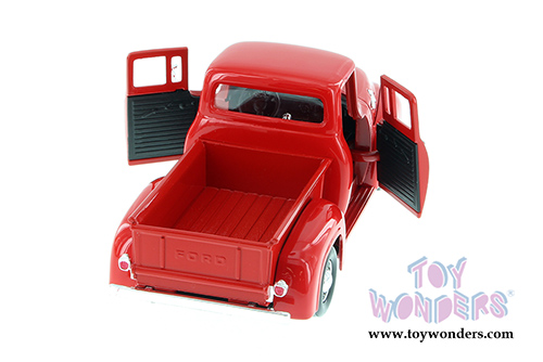 Showcasts Collectibles - Ford F-100 Pick Up Truck (1956, 1/24 scale diecast model car, Red) 73235AC/R