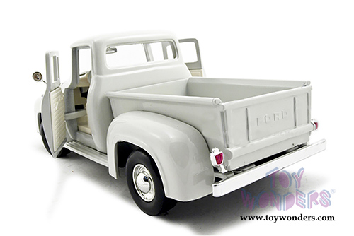 Showcasts Collectibles - Ford F-100 Pick Up Truck (1956, 1/24 scale diecast model car, White) 73235AC/W