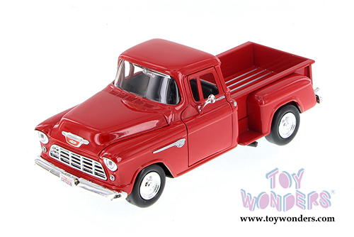 Showcasts Collectibles - Chevy Step Side Pickup Truck (1955, 1/24 scale diecast model car, Asstd.) 73236/16D