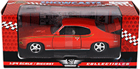 Showcasts Collectibles - Pontiac GTO Judge Hard Top (1969, 1/24 scale diecast model car, Orange) 73242