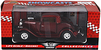 Showcasts Collectibles - Ford Coupe Hard Top (1932, 1/24 scale diecast model car, Red) 73251AC/R