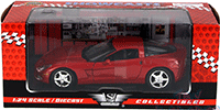 Show product details for Showcasts Collectibles - Chevy Corvette C6 Hard Top (2005, 1/24 scale diecast model car, Red.) 73270AC/R