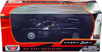 Motormax - Pagani Zonda C12 w/ Sunroof (1/24 scale diecast model car, Black) 73272