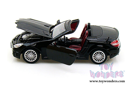 Showcasts Collectibles - Mercedes Benz  SLK55 AMG Convertible (1/24 scale diecast model car, Black) 73292