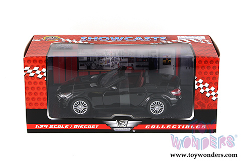 Showcasts Collectibles - Mercedes Benz  SLK55 AMG Convertible (1/24 scale diecast model car, Black) 73292