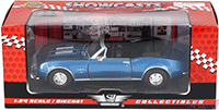 Show product details for Showcasts Collectibles - Chevy Camaro SS Convertible (1967, 1/24 scale diecast model car, Blue) 73301AC/BU