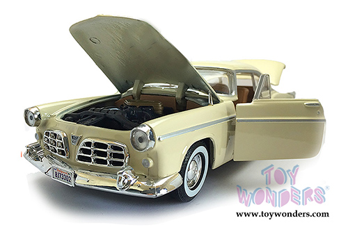 Showcasts Collectibles - Chrysler C300 Hard Top (1955, 1/24 scale diecast model car, Yellow) 73302AC/YL