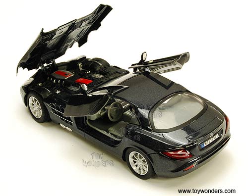 Motormax - Mercedes Benz SLR McLaren Hard Top (1/24 scale diecast model car, Black) 73306BK/6
