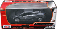 Show product details for Motormax - Lamborghini Gallardo Superleggera Hard Top (1/24 scale diecast model car, Grey) 73346