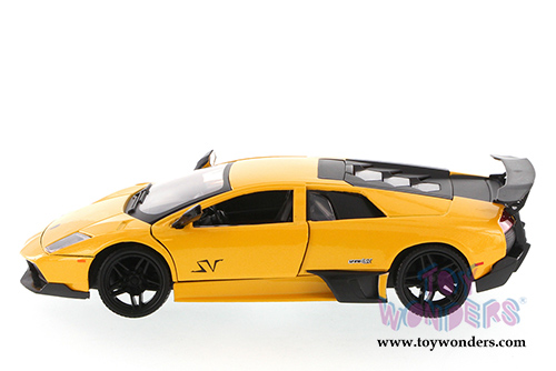 Motormax - Lamborghini Murcielago LP670-4 SV Hard Top (1/24 scale diecast model car, Yellow) 73350YL/6