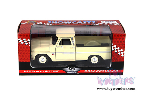 Showcasts Collectibles - Chevy C10 Fleetside Pickup (1966, 1/24 scale diecast model car, Cashmere) 73355