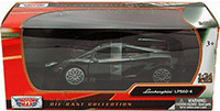 Show product details for Motormax - Lamborghini LP560-4 Hard Top (1/24 scale diecast model car, Black) 73362