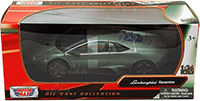 Show product details for Motormax - Lamborghini Reventon Hard Top (1/24 scale diecast model car, Metallic Black) 73364