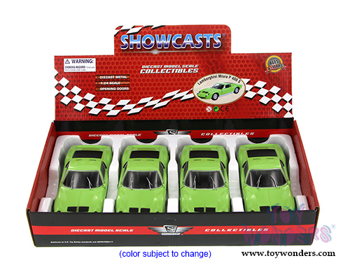 Showcasts Collectibles - Lamborghini Miura P 400 S Hard Top (1/24 scale diecast model car, Green) 73368/16D