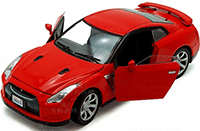Show product details for Jada Toys Bigtime Kustoms - Nissan GT-R Hard Top (2009, 1/24 scale diecast model car, Asstd.) 92196UG