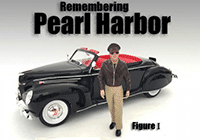 Show product details for American Diorama Figurine - Remembering Pearl Harbor - I (1/18 scale, Brown/khaki) 77422