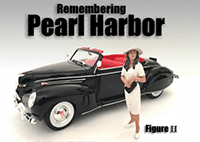 Show product details for American Diorama Figurine - Remembering Pearl Harbor - II (1/24 scale, Ivory) 77473