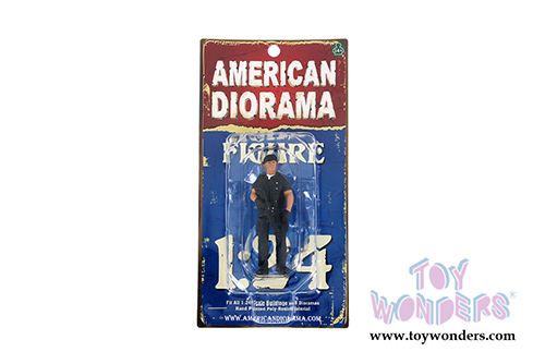 American Diorama Figurine - SWAT Team Chief (1/24 scale, Black) 77468