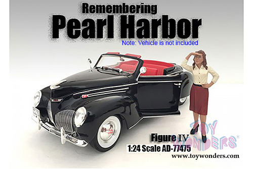 American Diorama Figurine - Remembering Pearl Harbor - IV (1/24 scale, Ivory/Burgundy) 77475
