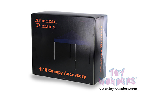 American Diorama Accesories - Canopy Set  (1/18 scale, Chrome) 77586