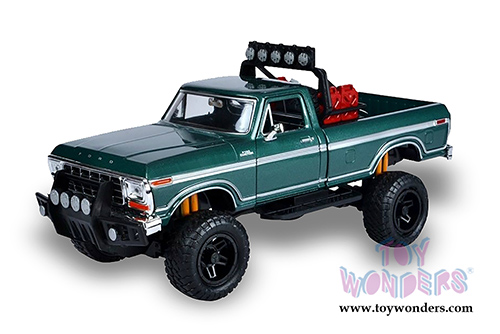 Motormax Off Road - Ford F-150 Custom Pick Up Truck (1979, 1/24 scale diecast model car, Green) 79138GN