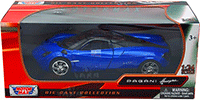 Motormax - Pagani Huayra (1/24 scale diecast model car, Blue) 79312BU/6