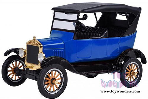 Motormax Platinum Collection - Ford Model T Touring Soft Top (1925, 1/24 scale diecast model car, Blue) 79319PTM