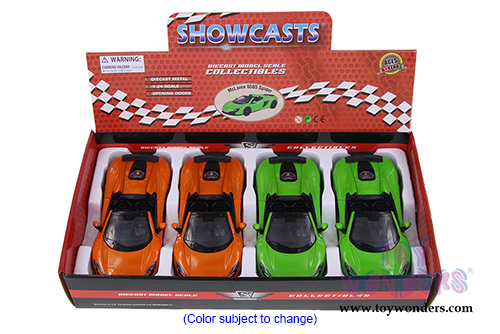 Showcasts Collectibles - McLaren 650S Spider Convertible (1/24 scale diecast model car, Asstd.) 79326/16D