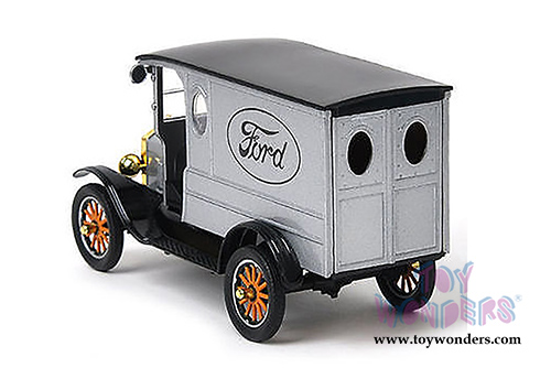 Motormax Platinum Collection - Ford Model T Paddy Wagon (1925, 1/24 scale diecast model car, Silver) 79329PTM