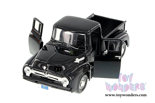 Showcasts Collectibles - Ford F-100 Pick Up Truck (1955, 1/24 scale diecast model car, Black) 79341AC/BK