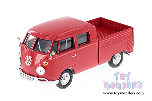 Showcasts Collectibles - Volkswagen Type 2 Pick-Up Bus (1/24 scale diecast model car, Red) 79343R
