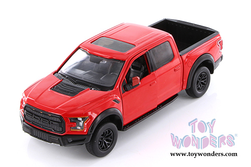 Showcasts Collectibles - Ford F-150 Raptor Pickup (2017, 1/27 scale diecast model car, Asstd.) 79344/16D