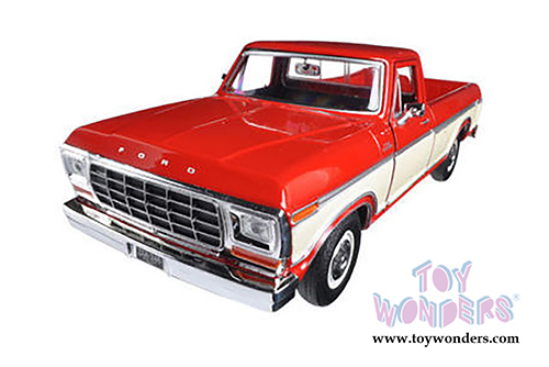 Showcasts Collectibles - Ford F-150 Custom Pickup (1979, 1/24 scale diecast model car, Red) 79346AC/R