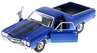 Show product details for Showcasts Collectibles - Chevy® El Camino™ SS 396 Hard Top (1970, 1/24 scale diecast model car, Asstd.) 79347/16D