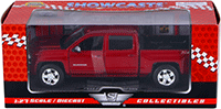 Show product details for Showcasts Collectibles - Chevy® Silverado™ 1500 LT Z71 Crew Cab Truck (2017, 1/27 scale diecast model car, Red) 79348R