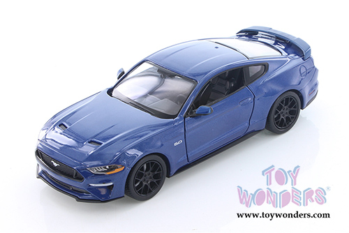 Showcasts Collectibles - Ford Mustang GT Hard Top (2018, 1/24 scale diecast model car, Blue) 79352BU