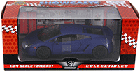 Show product details for Showcasts Collectibles - Lamborghini Gallardo LP560-4 Hard Top (1/24 scale diecast model car, Matte Blue) 79504