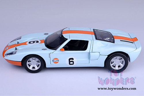 Motormax - Ford GT Concept #6 Gulf Oil (1/24 scale diecast model car, Light Blue/Orange) 79641/16D