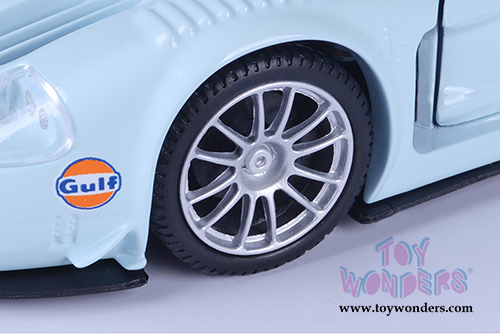 Motormax - Maserati MC 12 Corsa Gulf Oil (1/24 scale diecast model car, Light Blue/Orange) 79643/16D