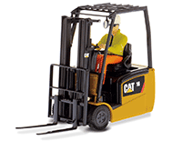 Show product details for Diecast Masters - Caterpillar EP16 (C) PNY Lift Truck - Core Classics Series (1/25 scale diecast model car, Yellow) 85504