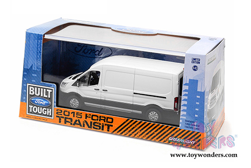 Greenlight - Ford Transit (V363) Cargo Van (2015, 1/43 scale diecast model car, White) 86039