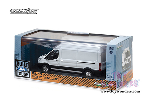 Greenlight - Ford Transit LWB High Roof Connect Minivan (2017, 1/43 scale diecast model car, White) 86083