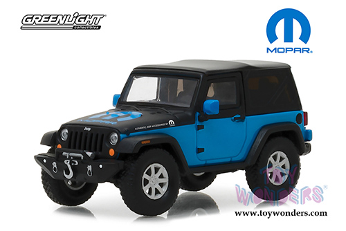 Greenlight - All Terrain Jeep® Wrangler Concept "The General" Mopar (2010, 1/43 scale diecast model car, Blue) 86092